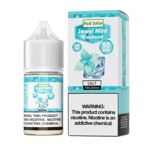 Pod Juice Jewel Mint Diamond TF 30ml Nic Salt Vape Juice - 20mg (Synthetic Nicotine)