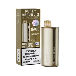 Funky Republic Ti7000 Disposable Vape (5%, 7000 Puffs) - Rainbow Cloudz (Funky Lands)