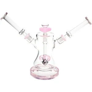 Pulsar Date Night: Part 2 Dual Neck Glass Water Pipe | 8.5" | 14mm F