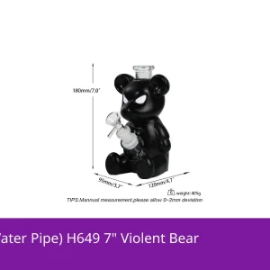 Non branded (Water Pipe) H649 7" Violent Bear