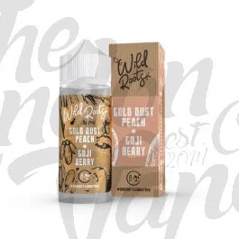 Gold Dust Peach & Goji Berry Shortfill E-liquid by Wild Roots 100ml