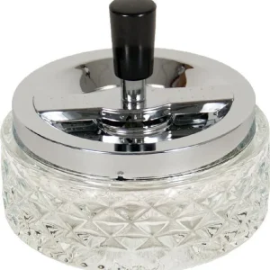 Glass Spinning Ashtrays | 4.75 Inch