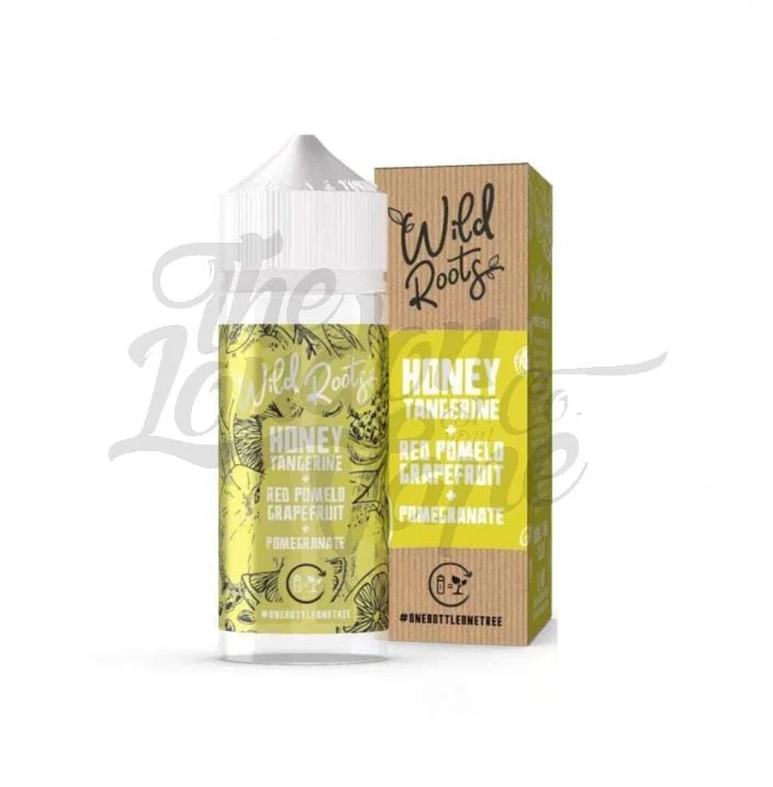 Honey Tangerine, Red Pomelo Grapefruit & Pomegranate Shortfill E-liquid by Wild Roots 100ml - Image 2
