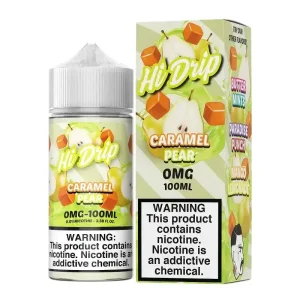 Hi-Drip Caramel Pear Vape Juice 100ml (100% off)