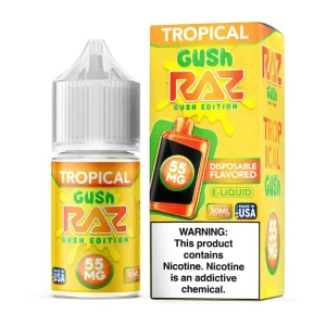 Salt Tropical Gush Tobacco Free Nicotine E-Juice 30ml | Pod Juice x RAZ