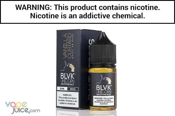 VANILLA CUSTARD BY BLVK UNICORN SALT 30ML