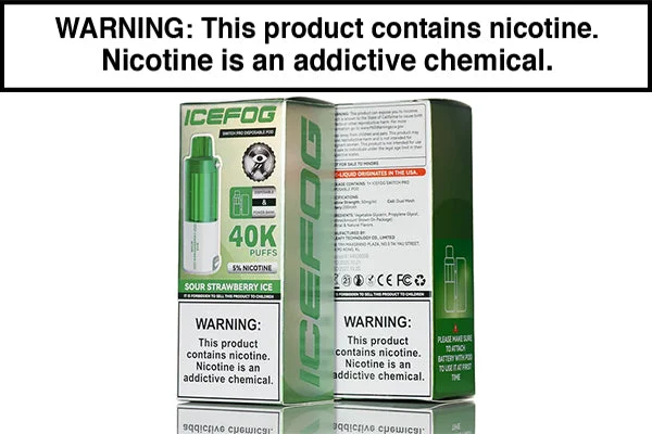 ICEFOG 40K SWITCH PRO DISPOSABLE VAPE POD – 40,000 PUFFS - Image 2