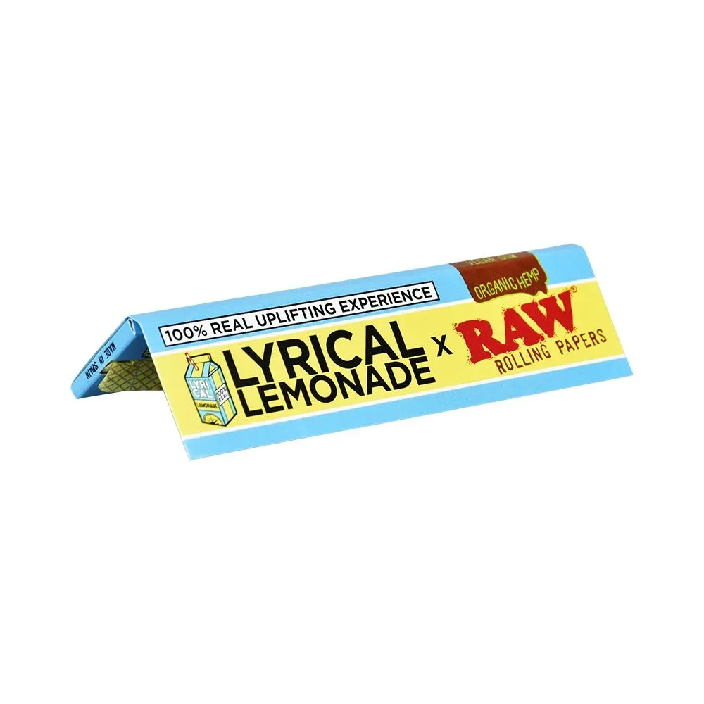 RAW x Lyrical Lemonade Rolling Papers - Hemp / 32pc / 50ct - Image 2
