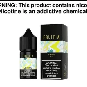 BANANA ICE BY FRUITIA SALTS 30ML