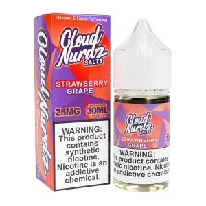 Grape Strawberry 30ml Synthetic Nic Salt Vape Juice