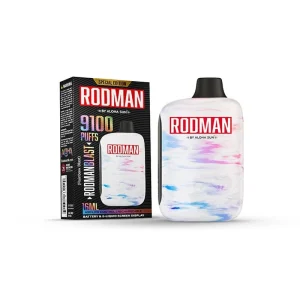 Aloha Sun Rodman 9100 Disposable Vape (5%, 9100 Puffs) - Rodman Blast (Rainbow Candy)