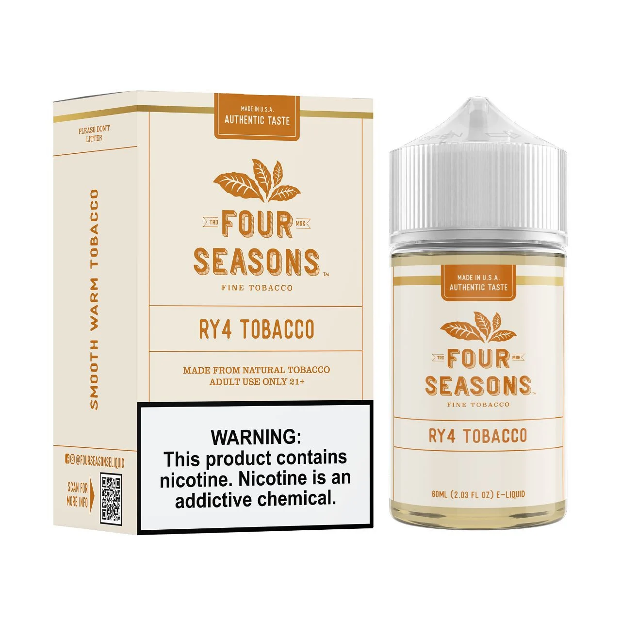 RY4 Tobacco 60ml E-Juice | Four Seasons