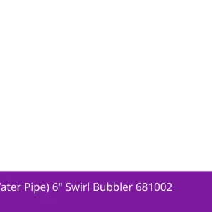 Non branded (Water Pipe) 6" Swirl Bubbler 681002