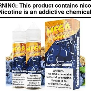 BLUEBERRY CRUMB BY MEGA E LIQUIDS 120ML