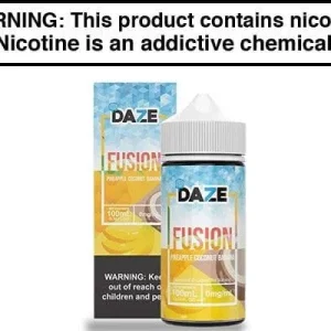 PINEAPPLE COCONUT BANANA ICED BY 7 DAZE FUSION 100ML