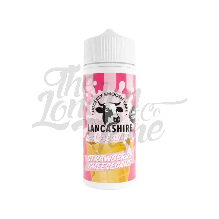 Strawberry Cheesecake Shortfill by The Lancashire Ice Creamery 100ml - Image 2