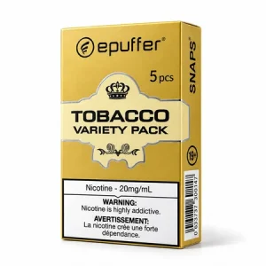 ePuffer SNAPS® Multi-Flavour Tobacco Variety Cartomizers