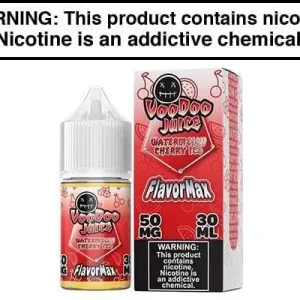 WATERMELON CHERRY ICE BY VOODOO JUICE FLAVORMAX SALTS 30ML