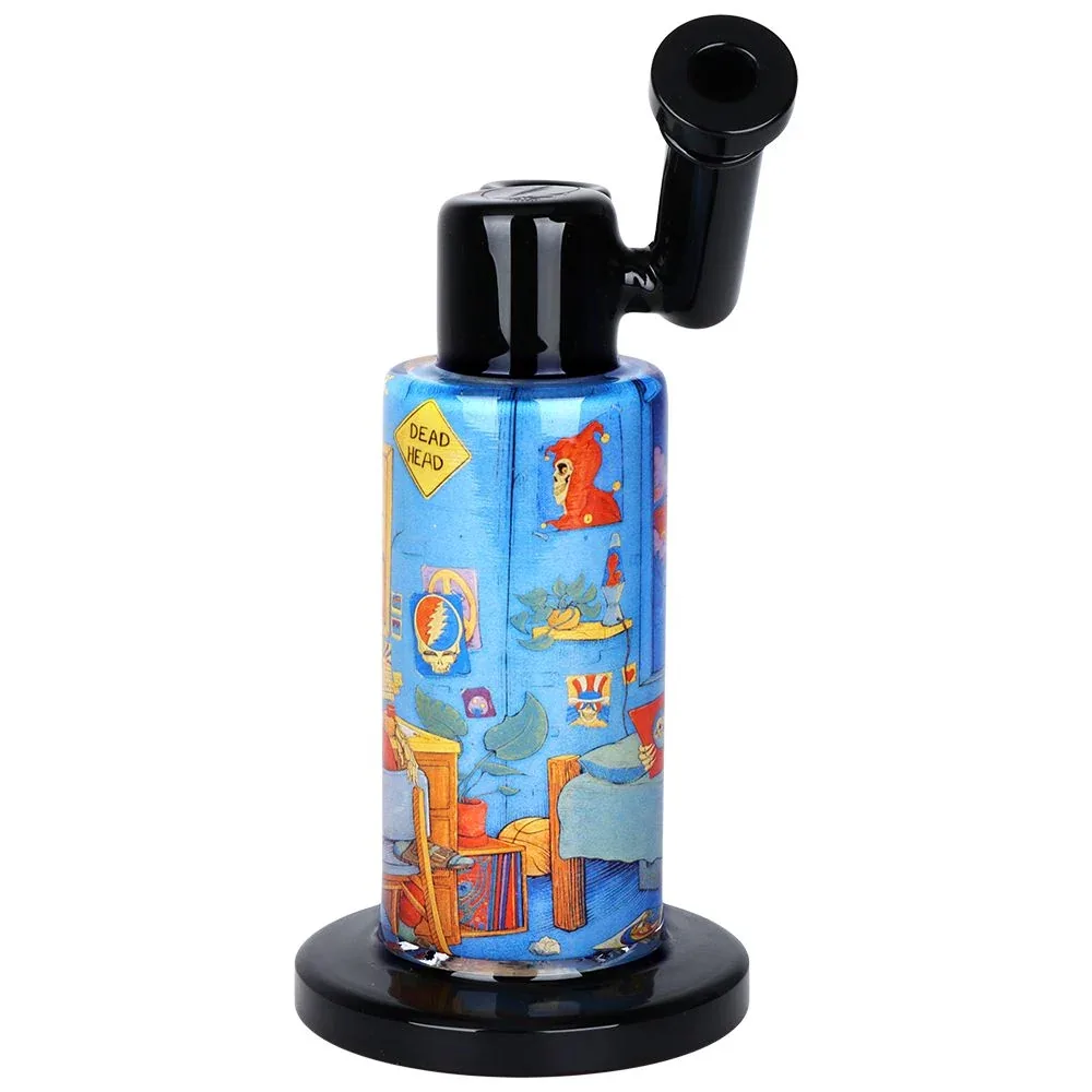 Grateful Dead x Pulsar Inside Print Water Pipe - 8.5" / 14mm F / Deadhead Dorm - Image 2