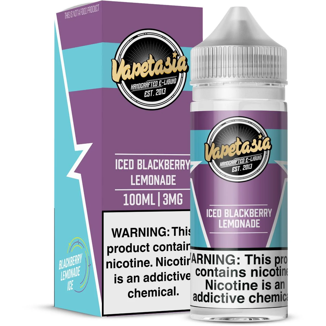 Iced Blackberry lemonade 100mL E-Juice | Vapetasia