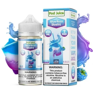 Pod Juice Blue Razz Slushy E