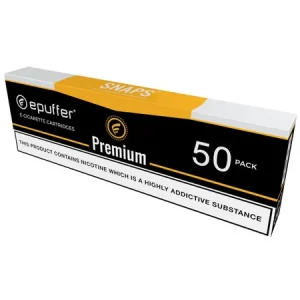 SNAPS® Premium Tobacco Cartomizers 50