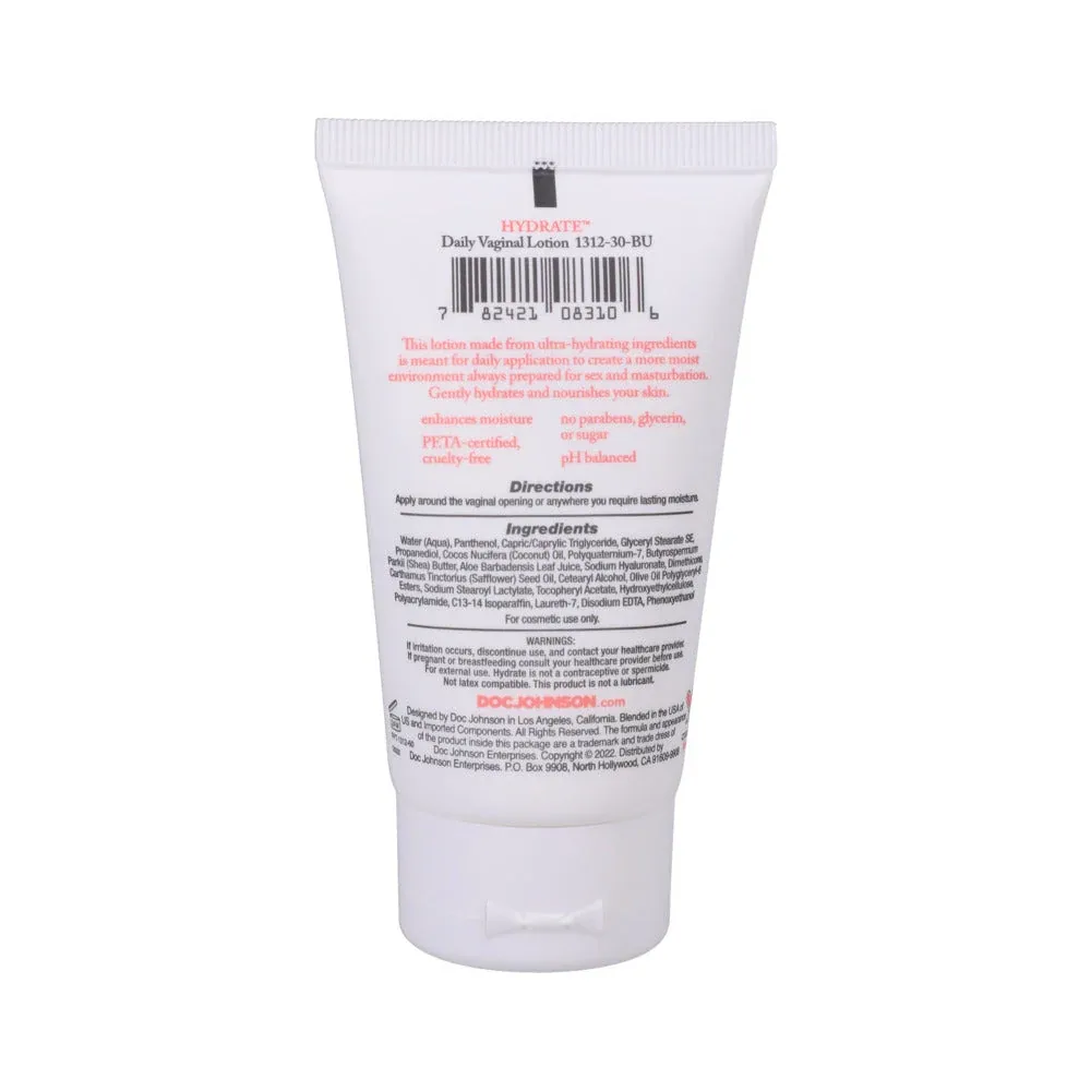 Doc Johnson Intimate Enhancements Hydrate Daily Vaginal Lotion 2 oz. - Image 2