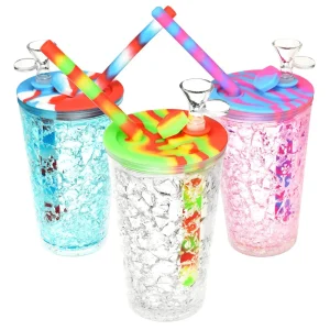 Cooling Freeze Travel Cup Bubbler - 6" /14mm F /Colors Vary