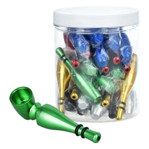 Bowling Pin Aluminum Hand Pipe - 3" / 30ct