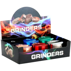 Aluminum Grinder w/ Embedded Pipe - 5pc / 2.75" / 6c6