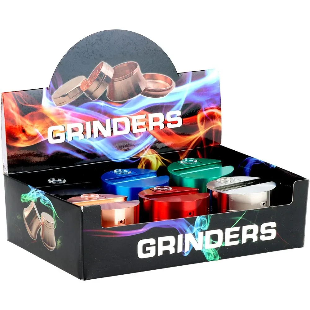 Aluminum Grinder w/ Embedded Pipe - 5pc / 2.75" / 6c6