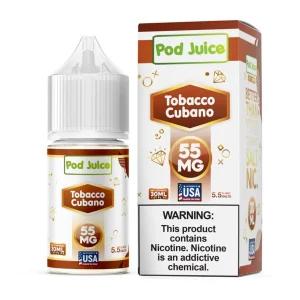 Pod Juice Tobacco Free Nicotine 30ml Salt E-Juice | Tobacco Cubano