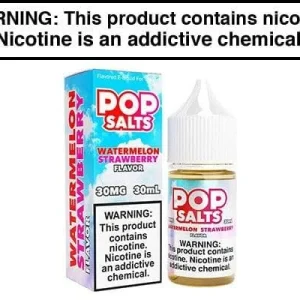 WATERMELON STRAWBERRY BY POP SALTS 30ML
