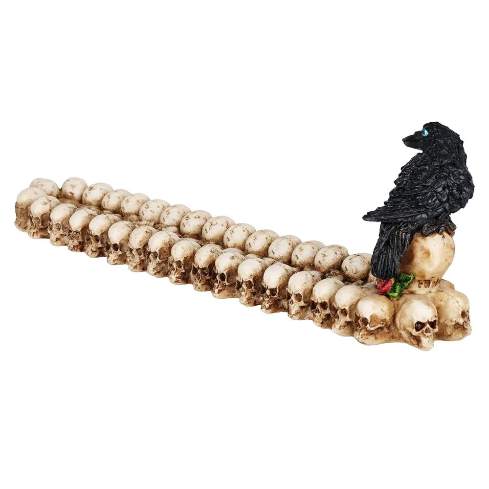 Raven Polyresin Incense Burner - 11" - Image 2