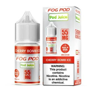Cherry Bomb Ice Salt 30ml E-Juice | Fog Pod X Pod Juice