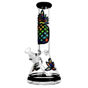 Psychedelic Pineapple Beaker Bong
