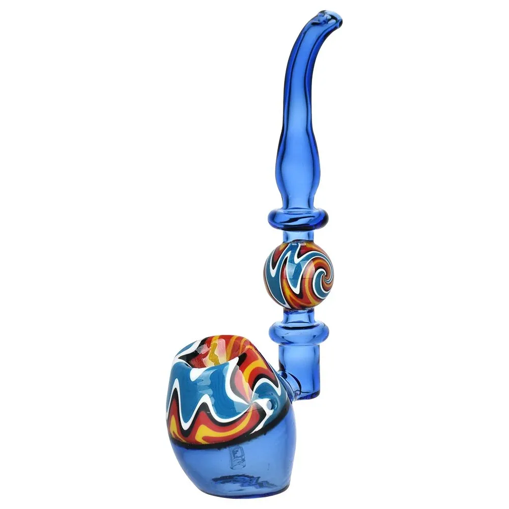 Wig Wag Straight Sherlock Glass Bubbler - 7" 2ct - Image 2