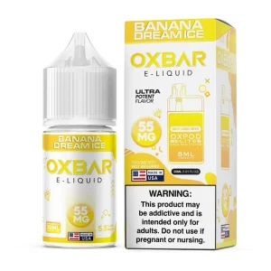 Banana Dream Ice Tobacco Free Nicotine Salt 30ml | Pod x Oxbar Juice