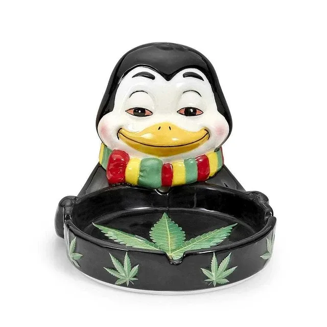 Ceramic Penguin Ashtray