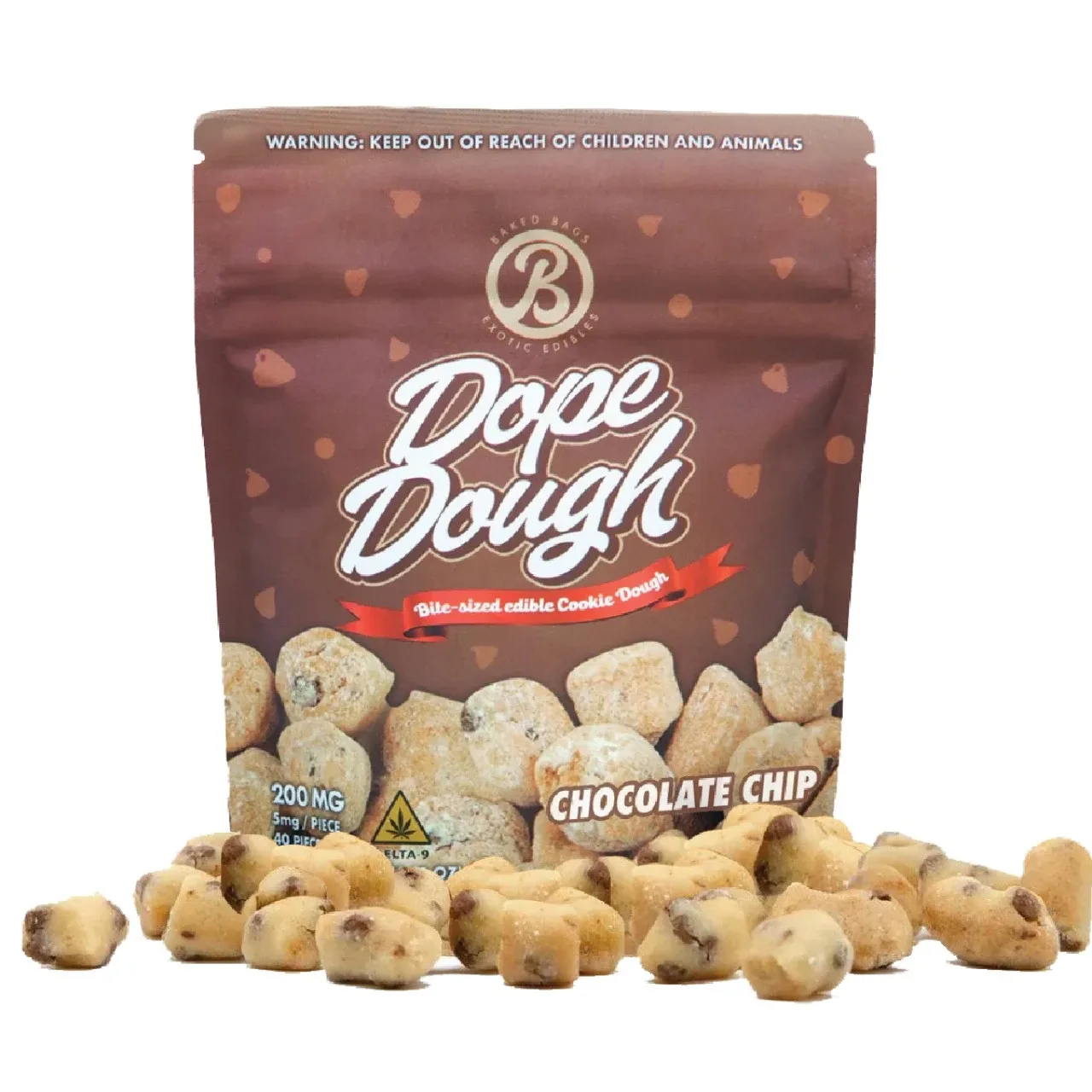 Dope Dough D9 Infused Cookie Dough - 200MG