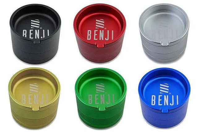 Benji XL Ashtray Grinder - 100mm (4pc)
