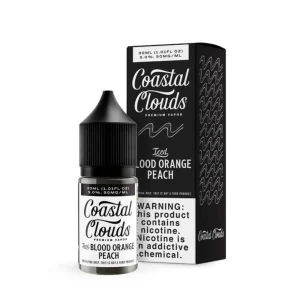 Ice Blood Orange Peach 30ml Salt E-Juice | Coastal Clouds
