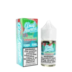 Sour Watermelon Strawberry Iced 30ml TF Nic Salt Vape Juice