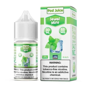 Salt Jewel Mint Tobacco Free Nicotine E-Juice 30ml | Pod Juice