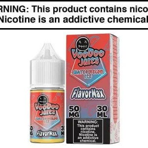 WATERMELON ICE BY VOODOO JUICE FLAVORMAX SALTS 30ML