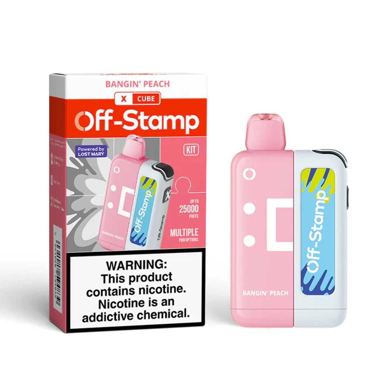Off Stamp X Cube 25K Disposable Kit (25000 Puffs)