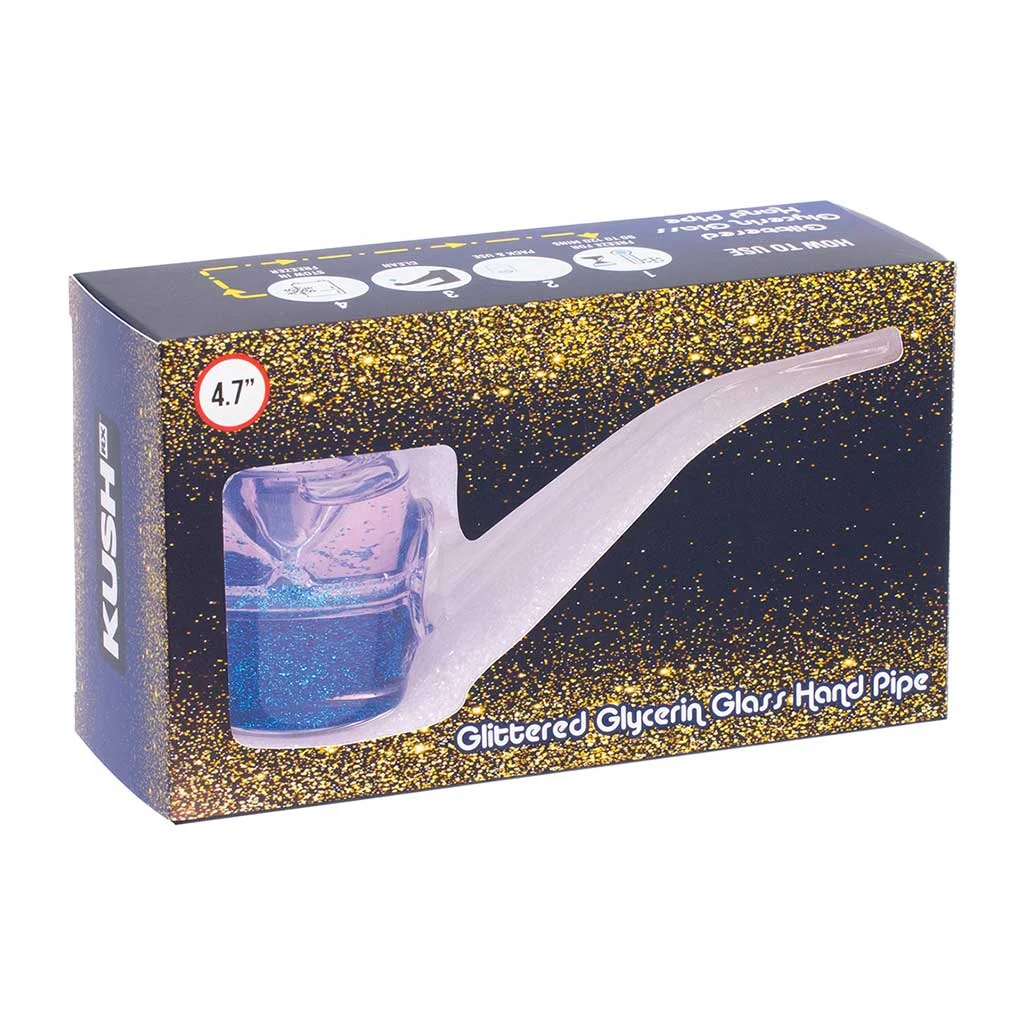 Liquid Glitter Sherlock Hand Pipe - Image 2