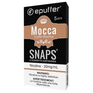 Buy SNAPS® Mocca Caffè Mocha E-Cigarette Cartomizers 5