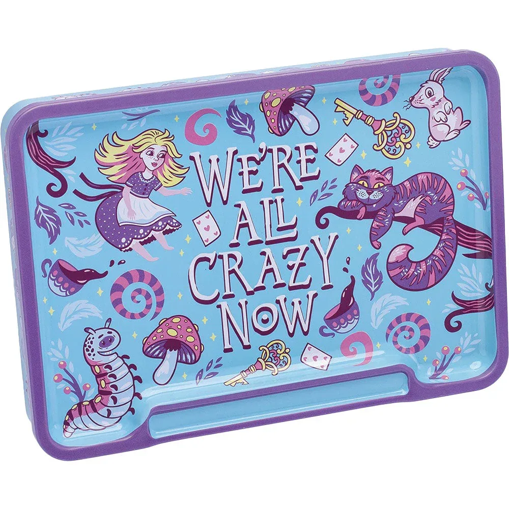 Fujima Trippy Alice Rolling Tray Stash Box | 8"x5.75" | Asst | 6pc Display - Image 2