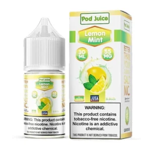 Pod Juice x Hyde Lemon Mint 30ml TF Nic Salt Vape Juice